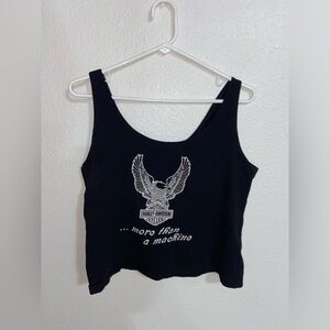 Harley Davidson tank crop top